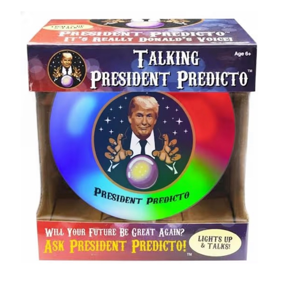 Talking President Predicto Fortune Telling Ball - Lights Up & Trump Talks